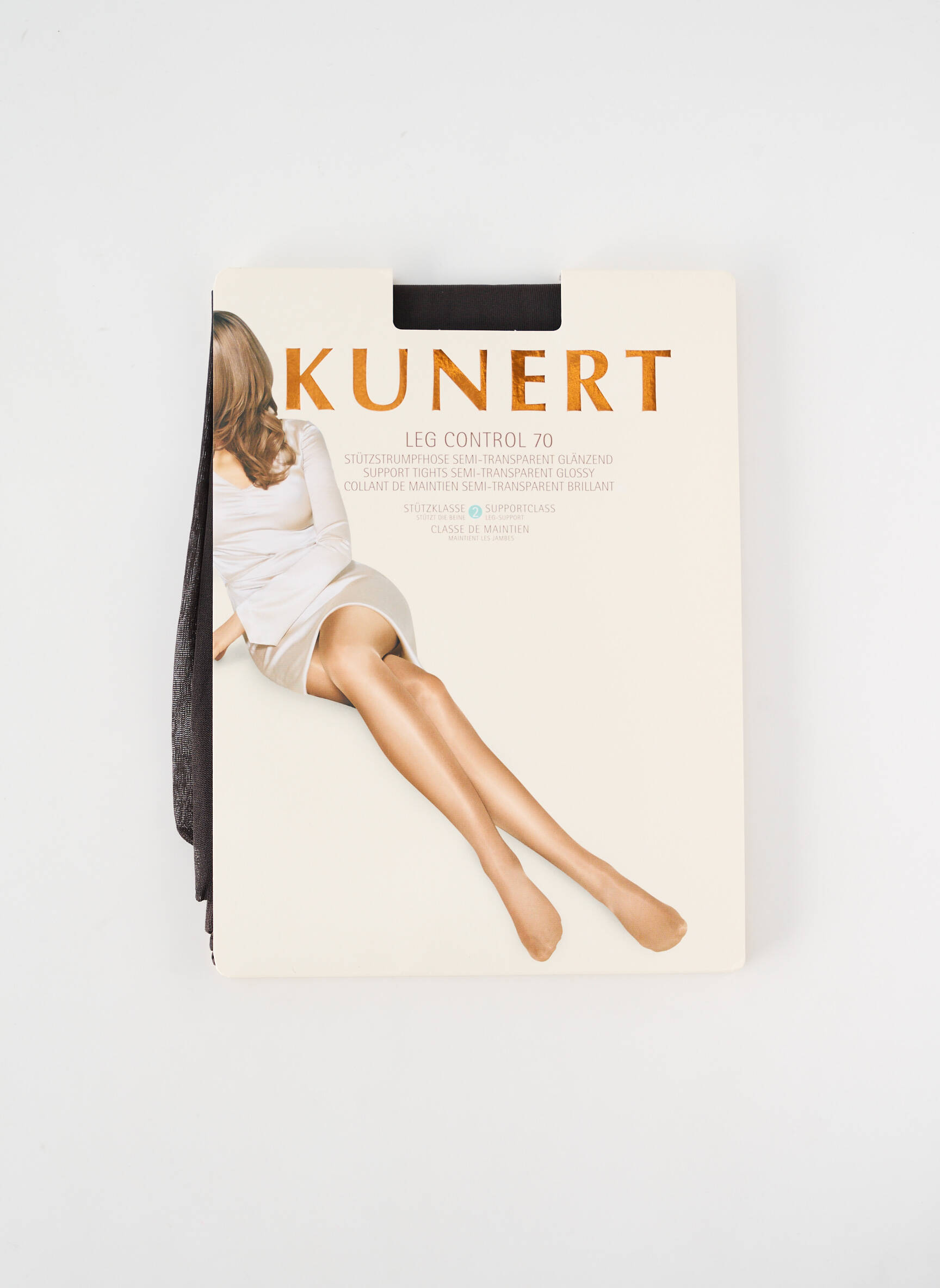 Kojinės tamprumas pilka KUNERT moteris