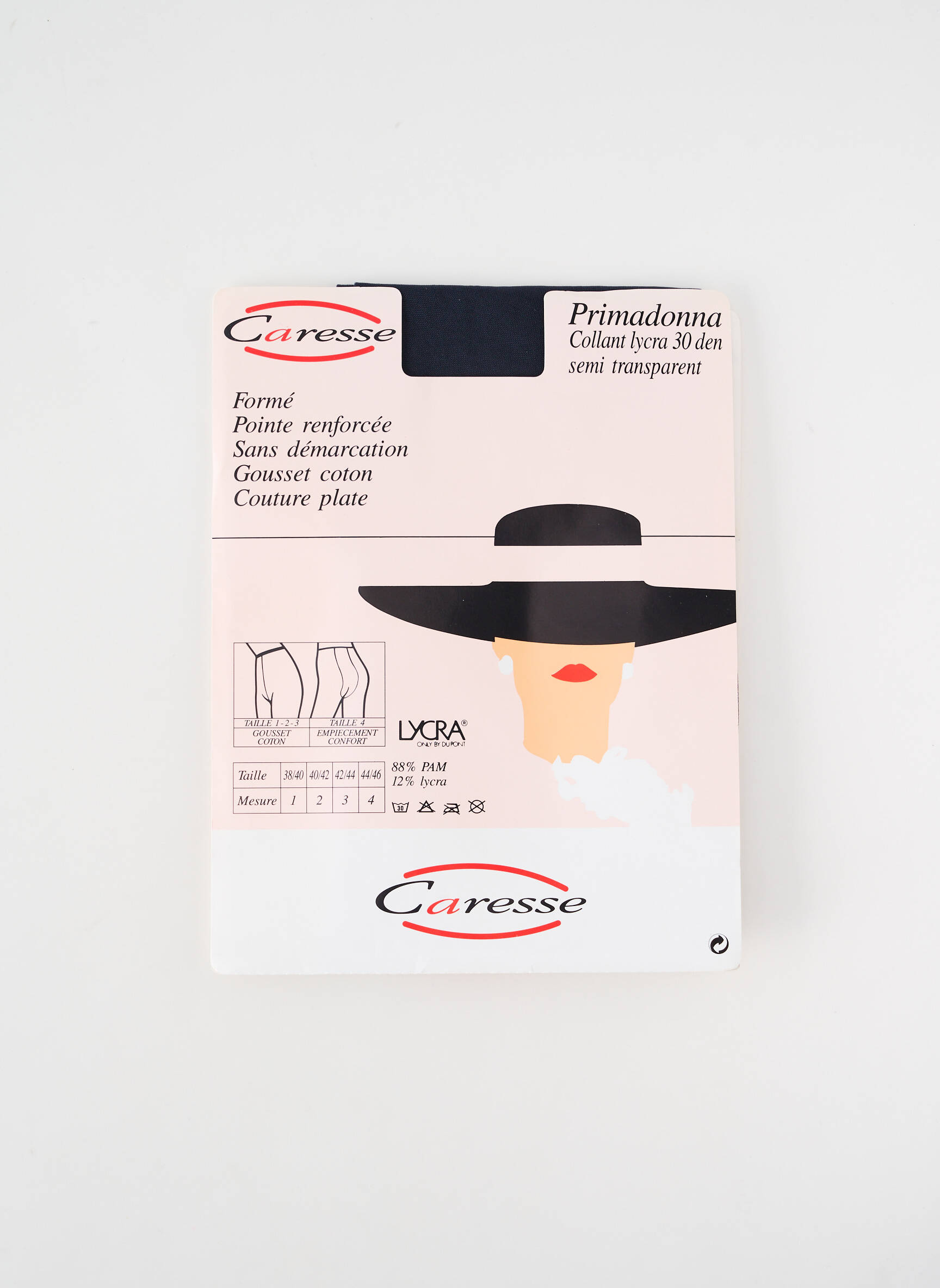 Kojinės tamprumas mėlyna CARESSE moteris