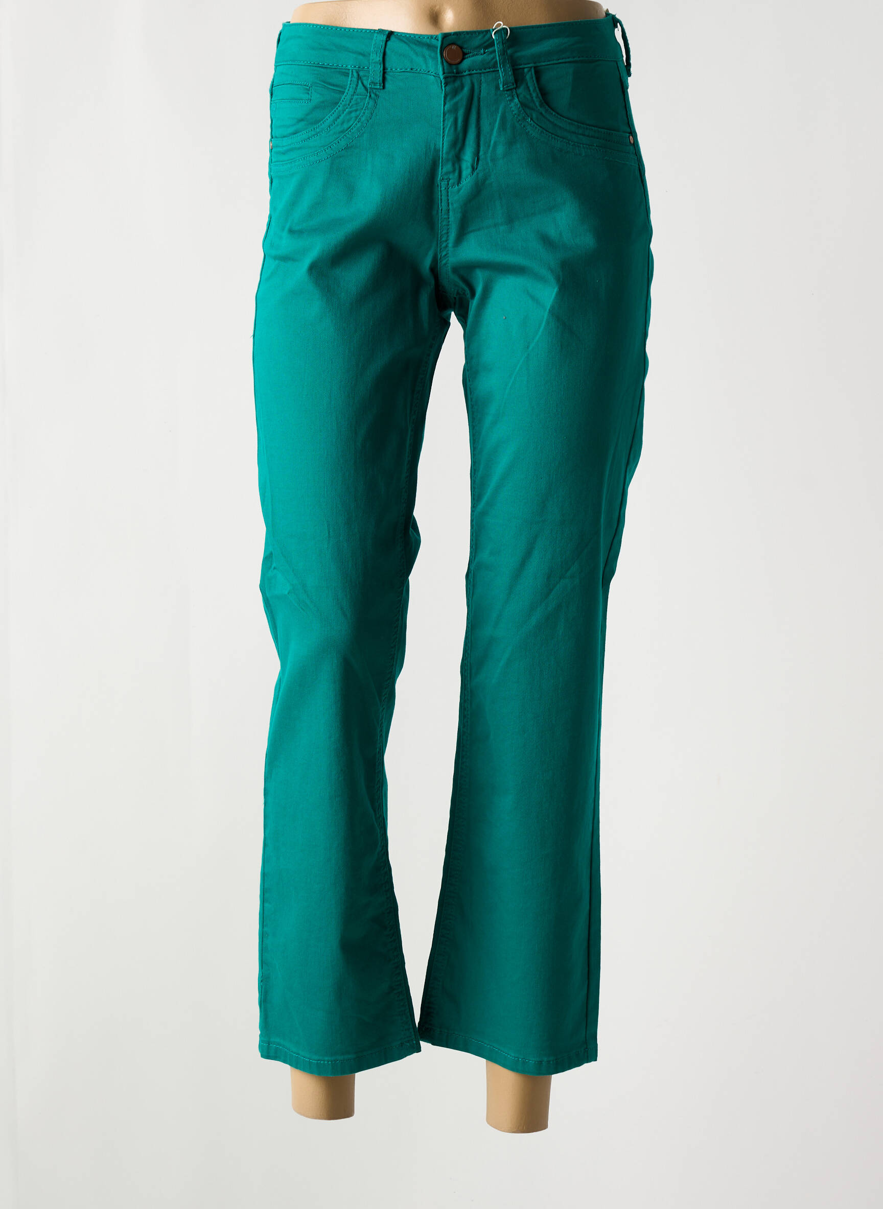 Bootcut džinsai normala dydis normala dydis žalias CREAM moteris