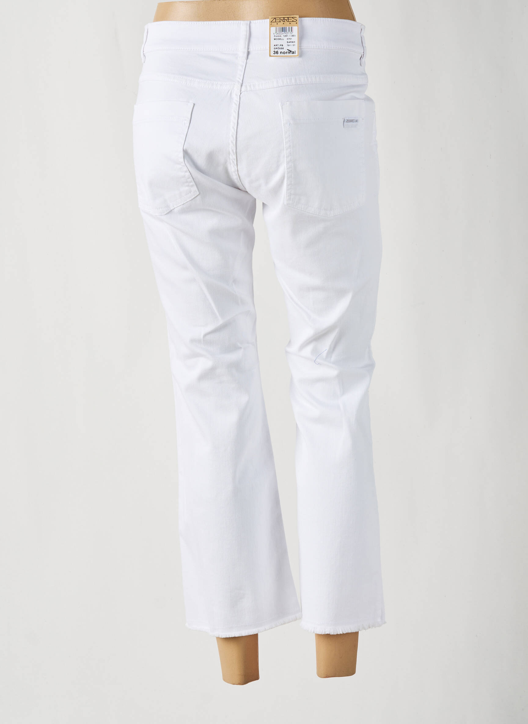 Bootcut džinsai normala dydis normala dydis baltas ZERRES moteris