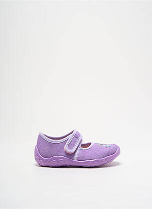 Bateliai/pantofliai velcro užsegimas apvalus mygtukas violetinis SUPERFIT berniukas
