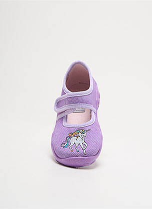 Bateliai/pantofliai velcro užsegimas apvalus mygtukas violetinis SUPERFIT berniukas