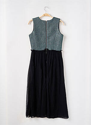 Pusilgių suknelė be rankų be rankų žalias DRESS GALLERY moteris