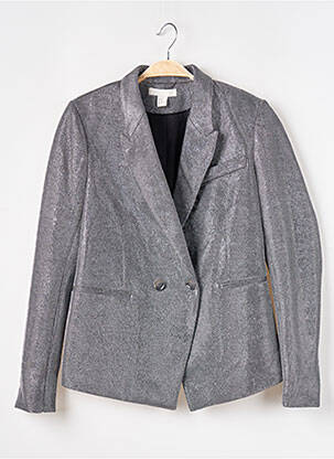 Švarkas kišenės sidabrinė H&M moteris