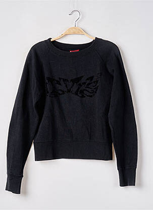 Mikroskopas floqué serigrafija ilgos rankovės juodas LEVI'S moteris