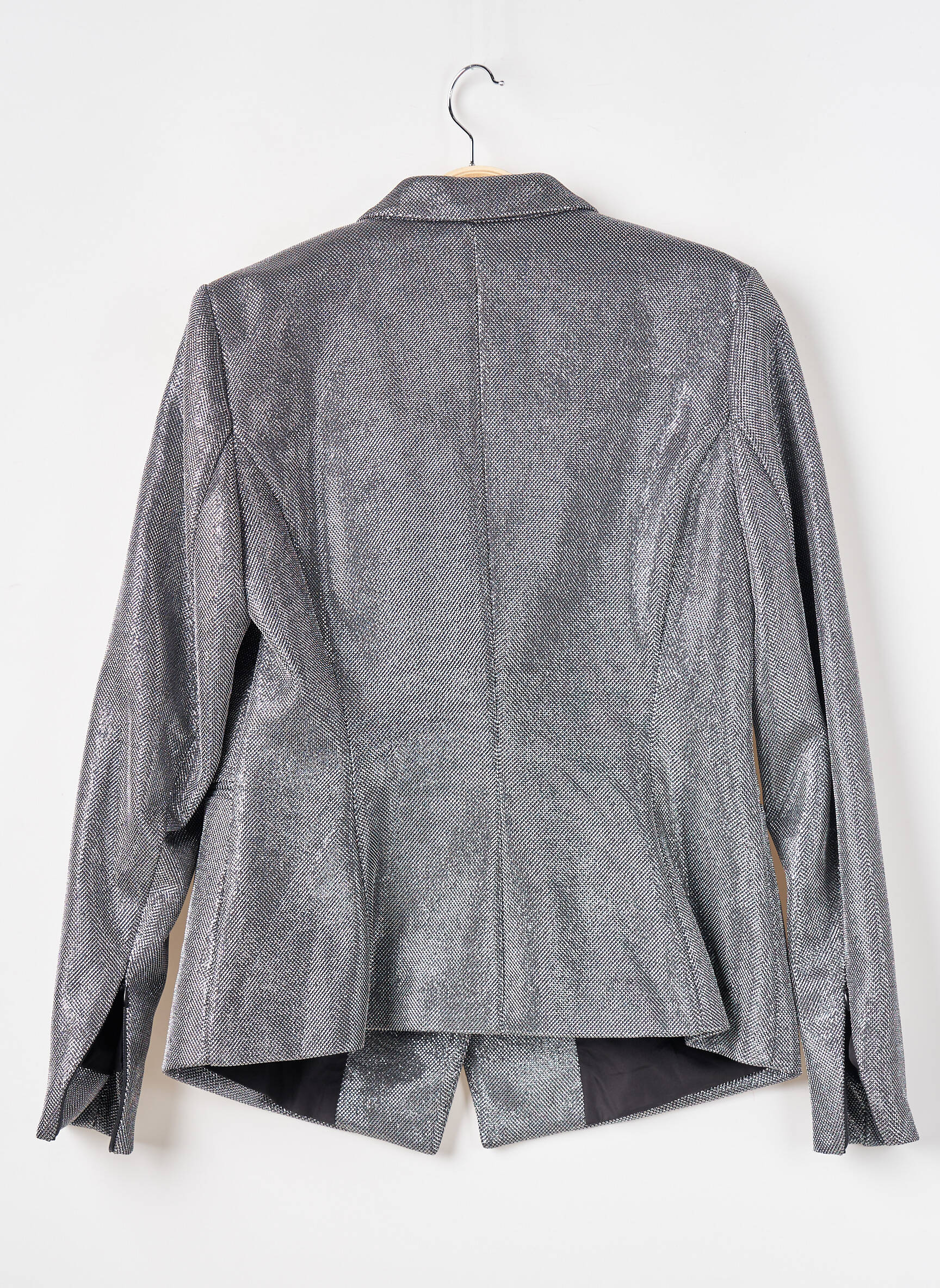 Švarkas kišenės sidabrinė H&M moteris