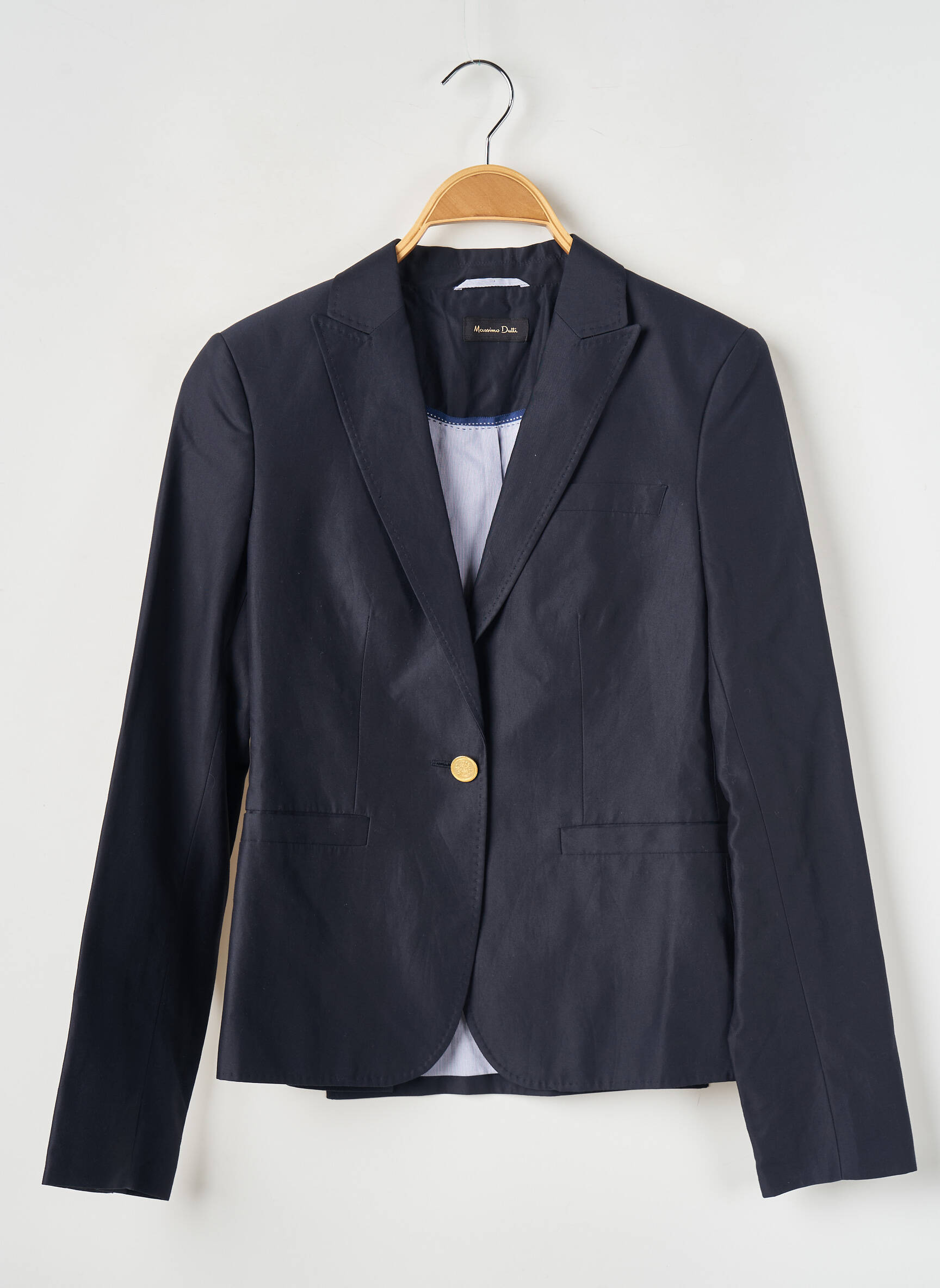 Švarkas kišenės mėlyna MASSIMO DUTTI moteris