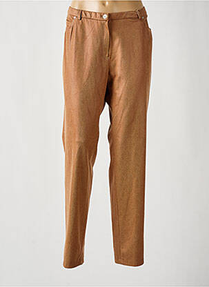 Pantalon tiesi kirpimas rudas MERI & ESCA moteris