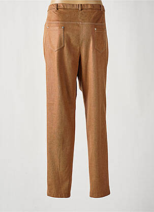 Pantalon tiesi kirpimas rudas MERI & ESCA moteris