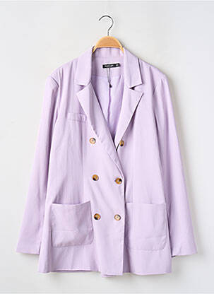 Švarkas kišenės violetinis NASTY GAL moteris