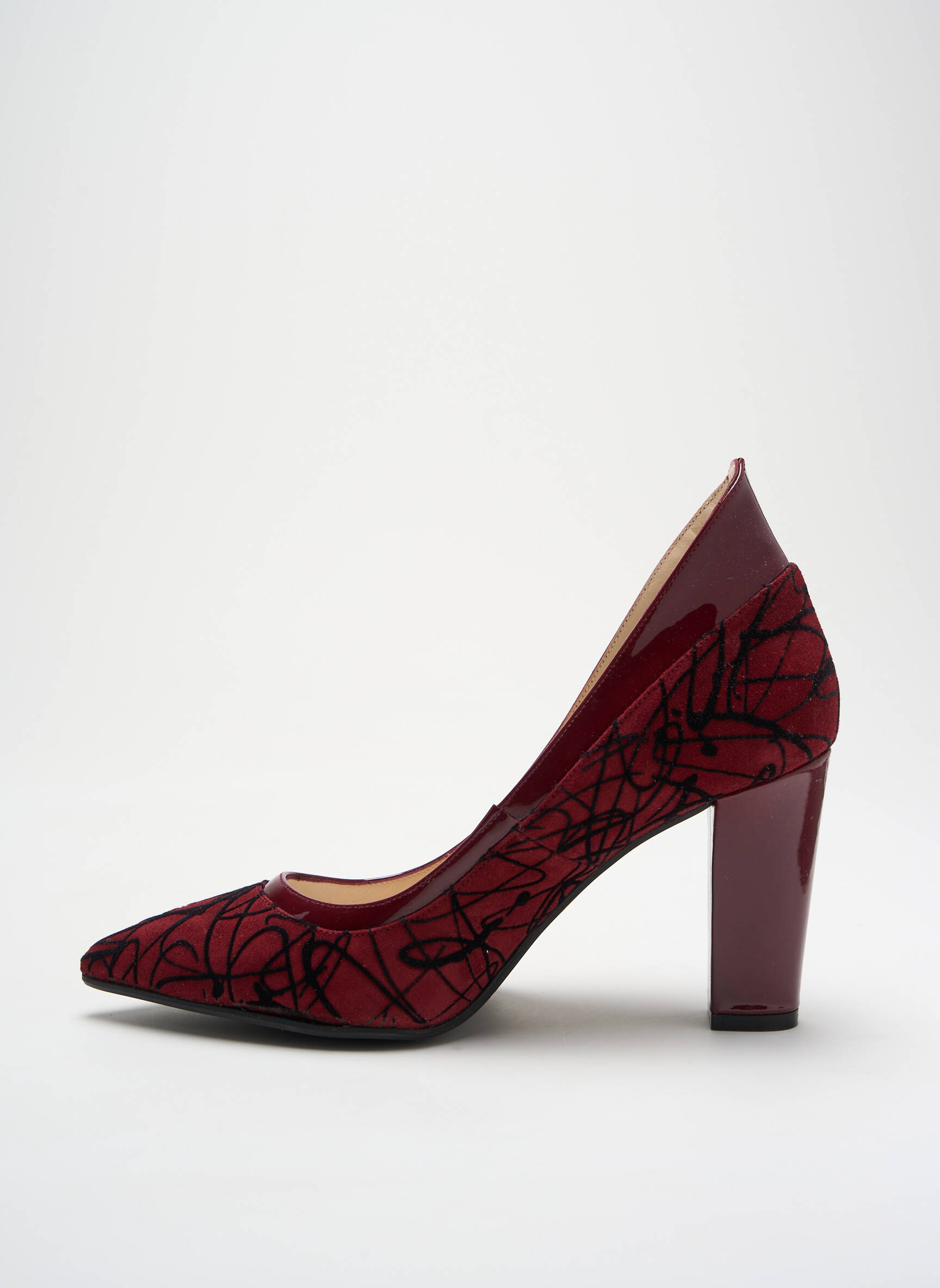 Aukštakulniai lygus medžiaga kulnas nuo 7 iki 9 cm violetinis SACHA LONDON moteris