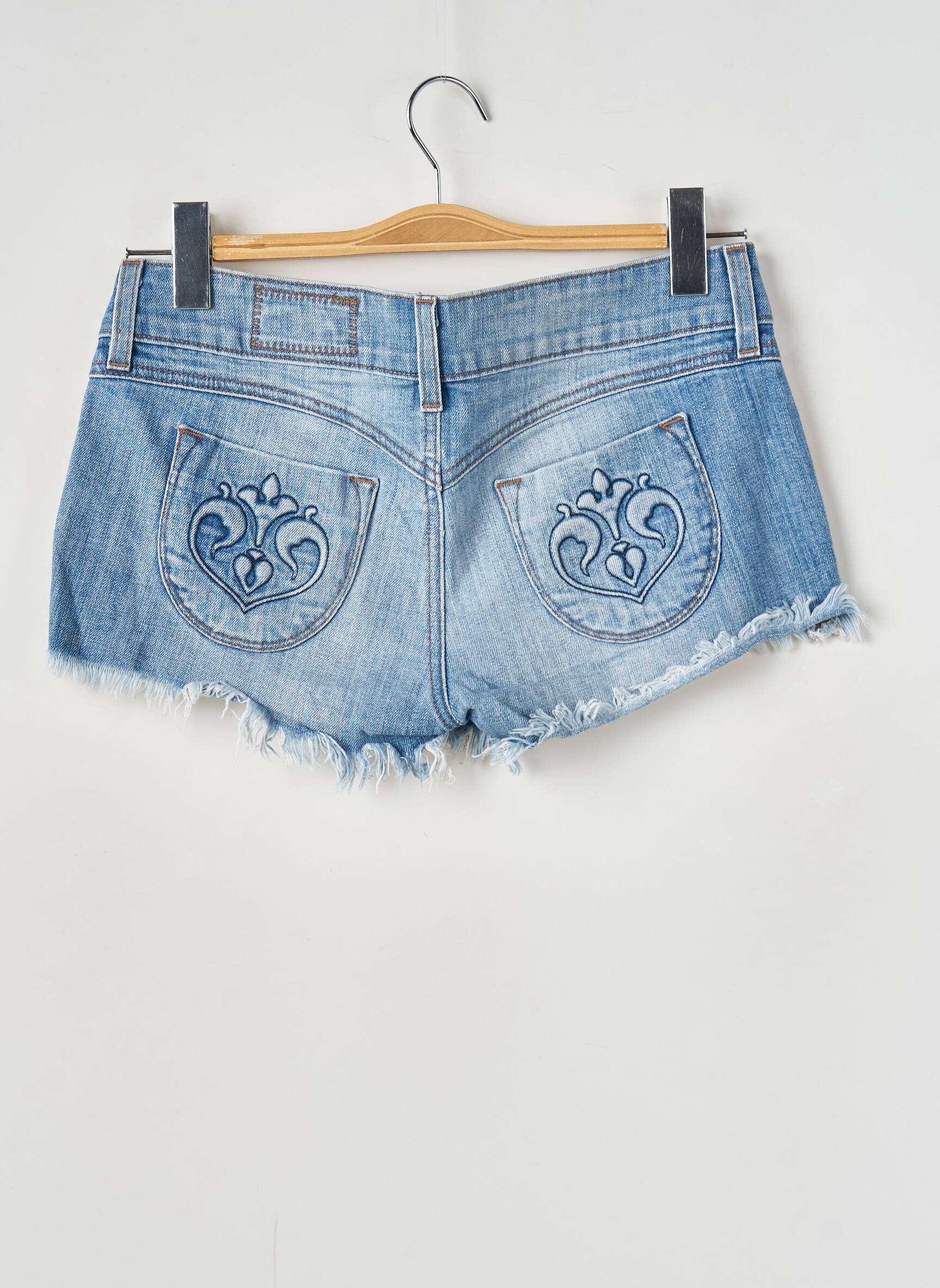 Šortas denimo audinys normala dydis mėlyna SIWY moteris