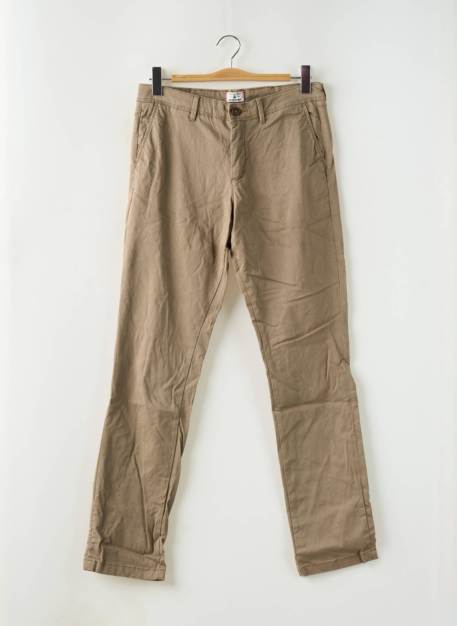 Chino kelnė tamprumas normala dydis rudas JACK & JONES vyras