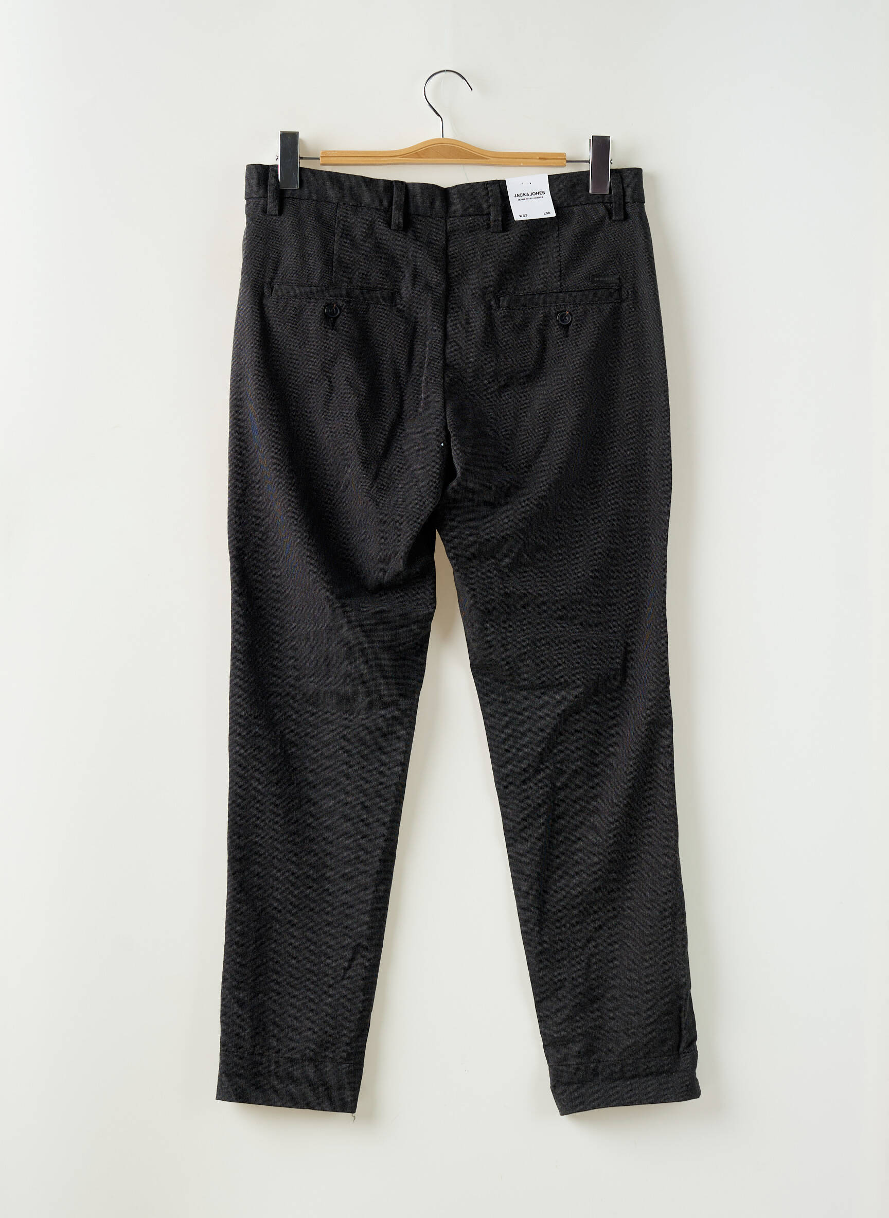 Chino kelnė chinamas audinys normala dydis juodas JACK & JONES vyras