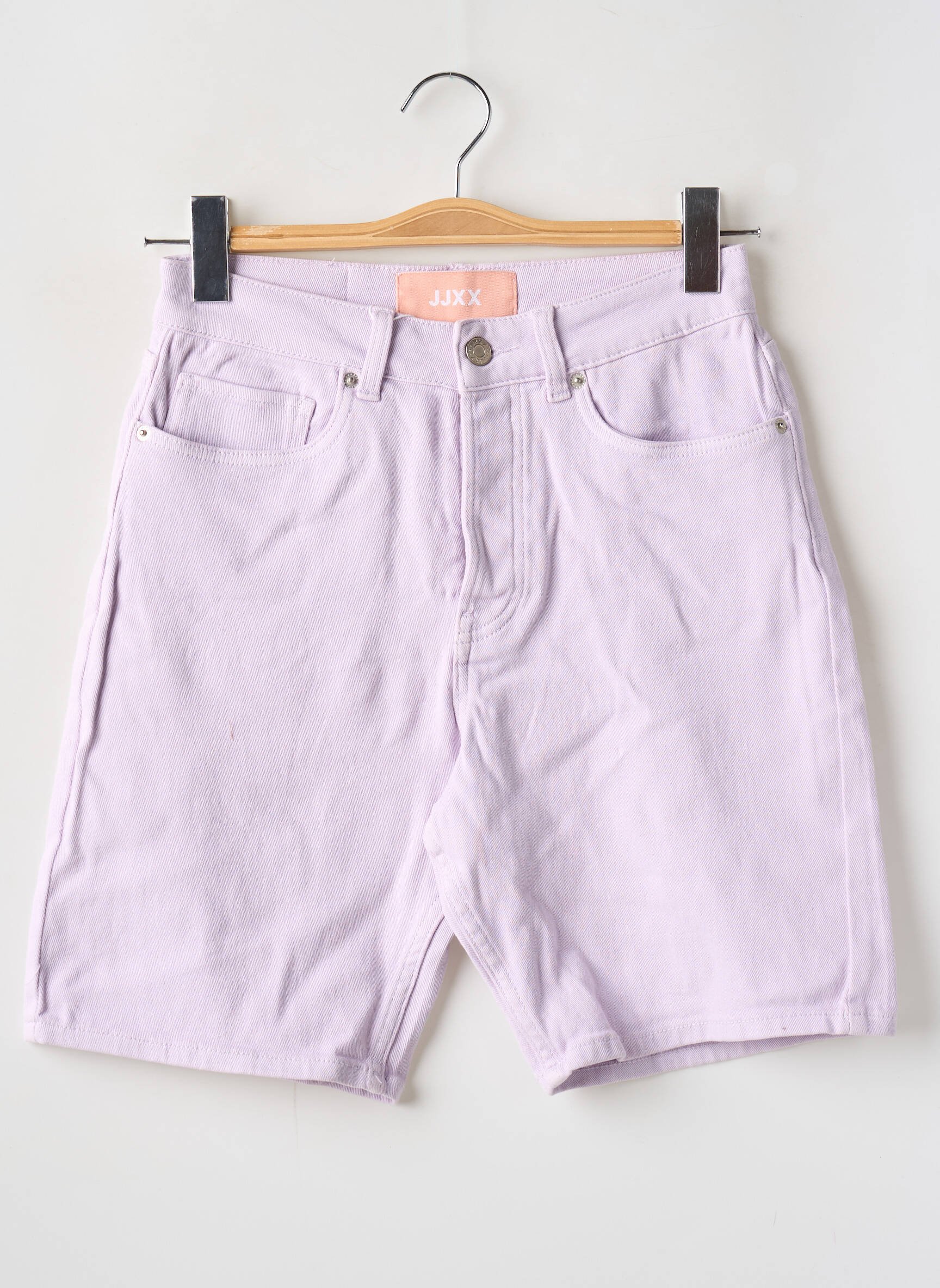 Bermudas aukšta talija aukšta talija violetinis JJXX moteris