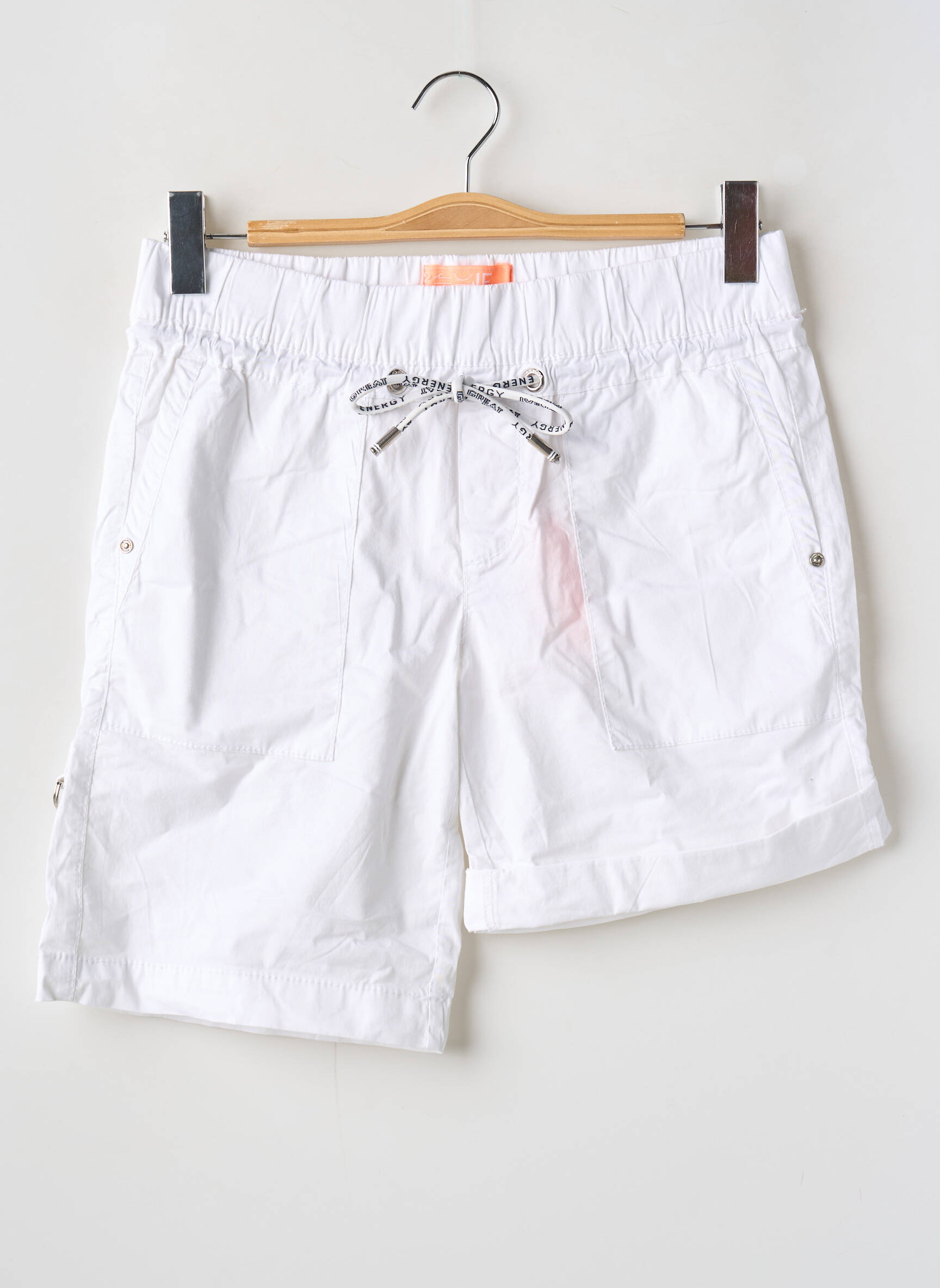Bermudas chino kirpimas normala dydis baltas STREET ONE moteris