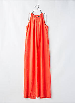 Ilga suknelė be rankų be rankų oranžinė BCBGMAXAZRIA moteris