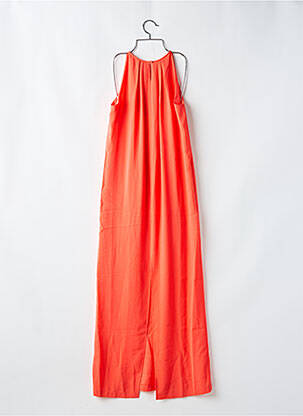 Ilga suknelė be rankų be rankų oranžinė BCBGMAXAZRIA moteris
