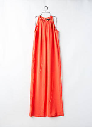 Ilga suknelė be rankų be rankų oranžinė BCBGMAXAZRIA moteris