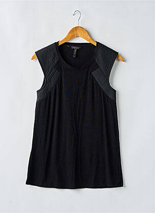 Viršūnė jersey audinys be rankų juodas BCBGMAXAZRIA moteris