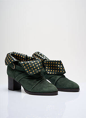 Batai/botai satino audinys kulnas nuo 4 iki 6 cm žalias TSUMORI CHISATO moteris
