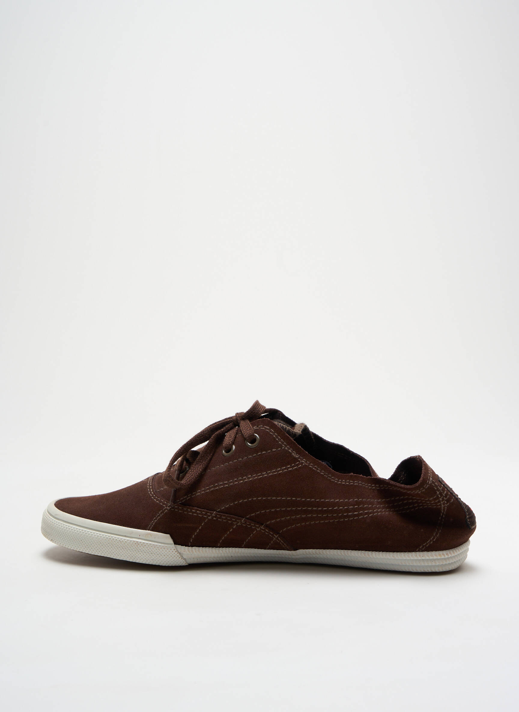 Bėgimo bateliai nubuko audinys apvalus mygtukas rudas PUMA vyras