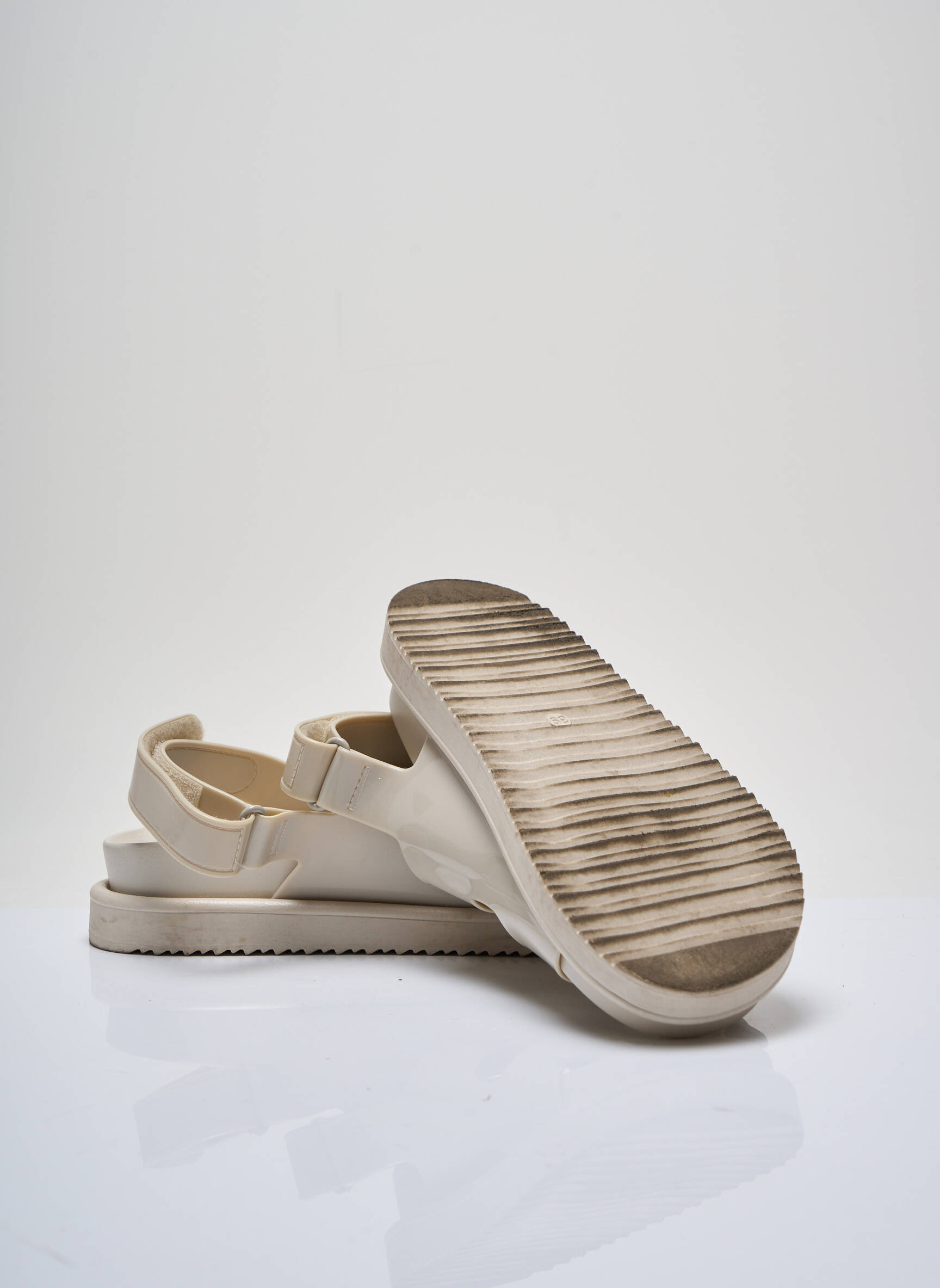 Sandalai/nu pėdos lygus medžiaga kulnas nuo 4 iki 6 cm bežinis H&M moteris