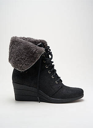 Batai/botai pamušalas kulnas nuo 4 iki 6 cm juodas UGG moteris