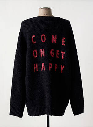 Ilgų rankovių liemenė apatinė dalis siaura juodas HAPPY moteris