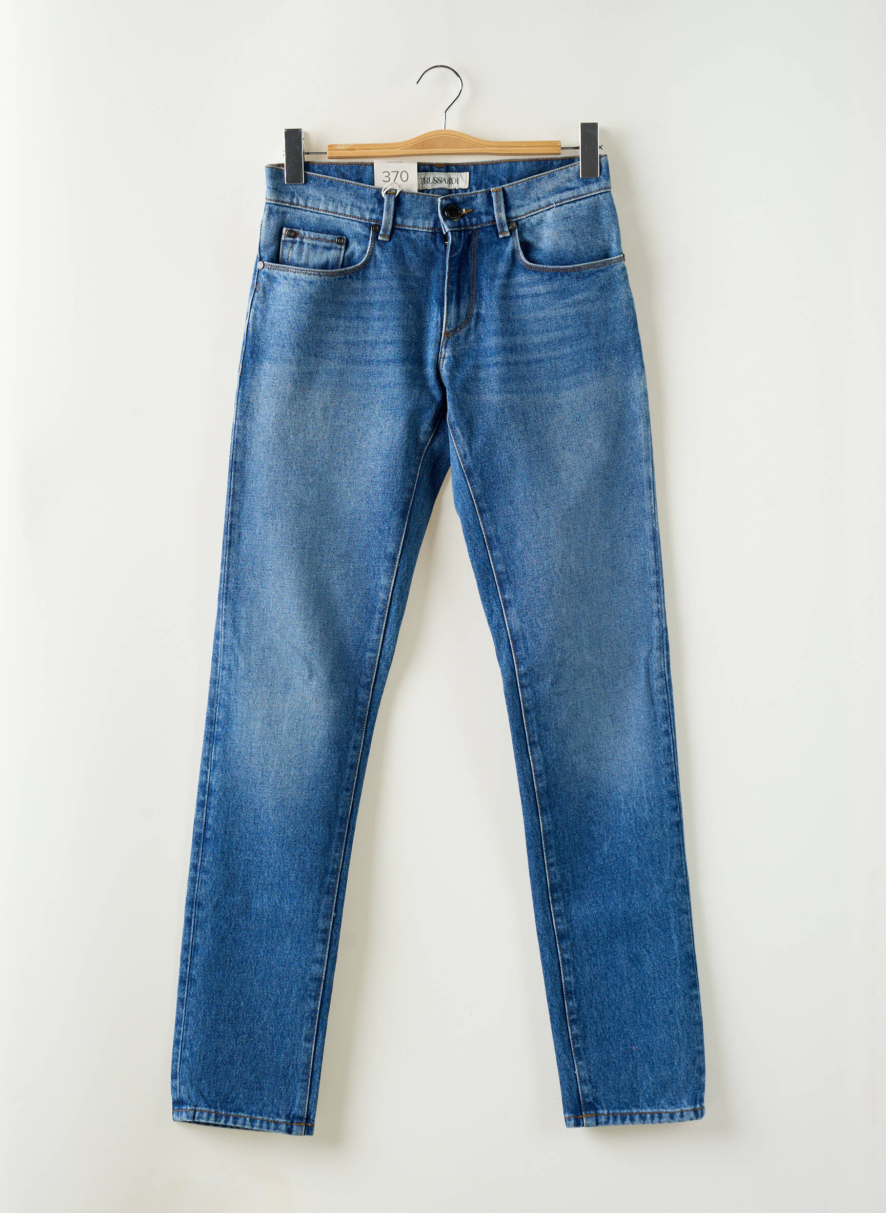 Lieknos džinsai kišenės normala dydis mėlyna TRUSSARDI JEANS vyras