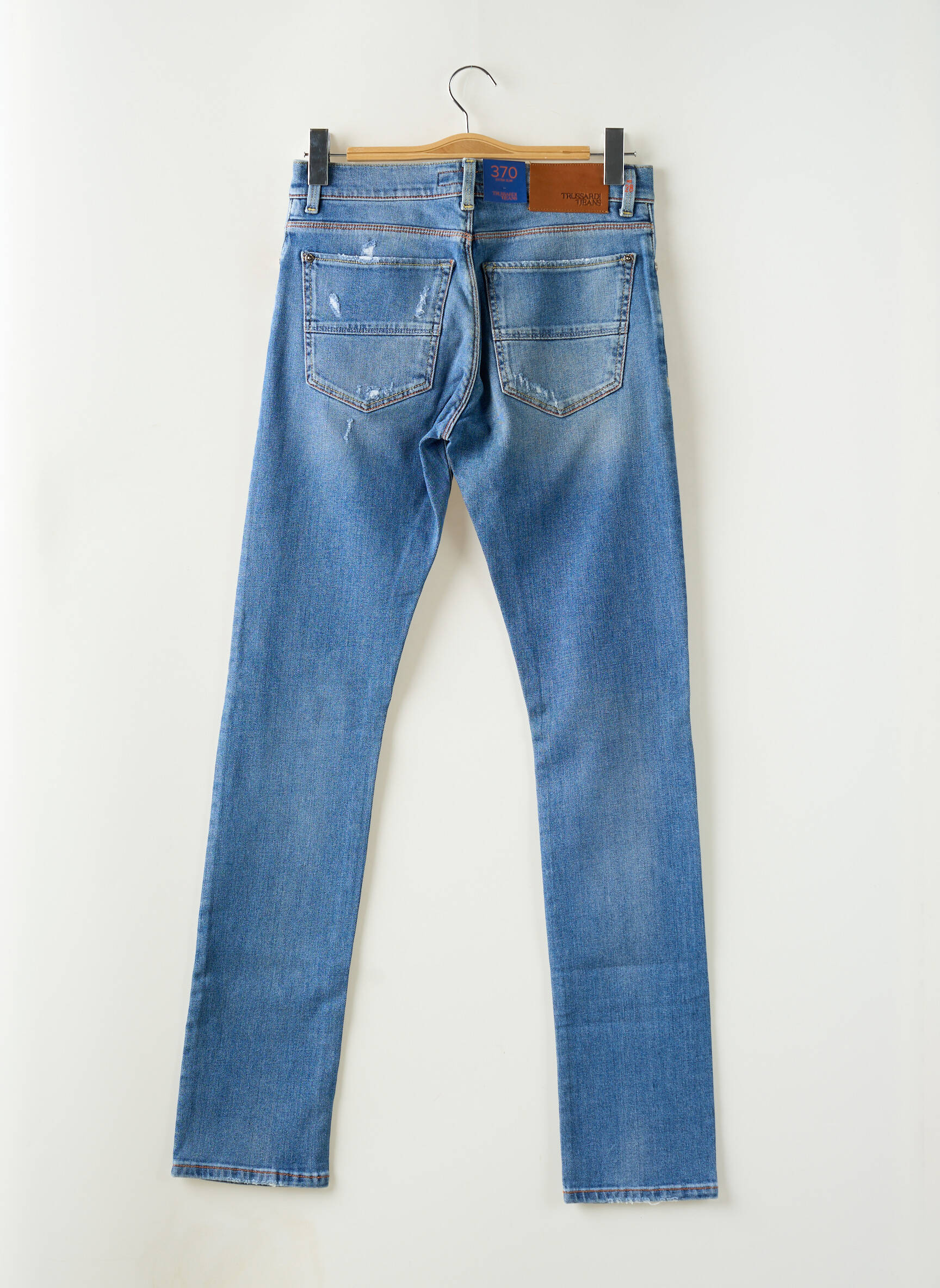 Lieknos džinsai tamprumas normala dydis mėlyna TRUSSARDI JEANS vyras