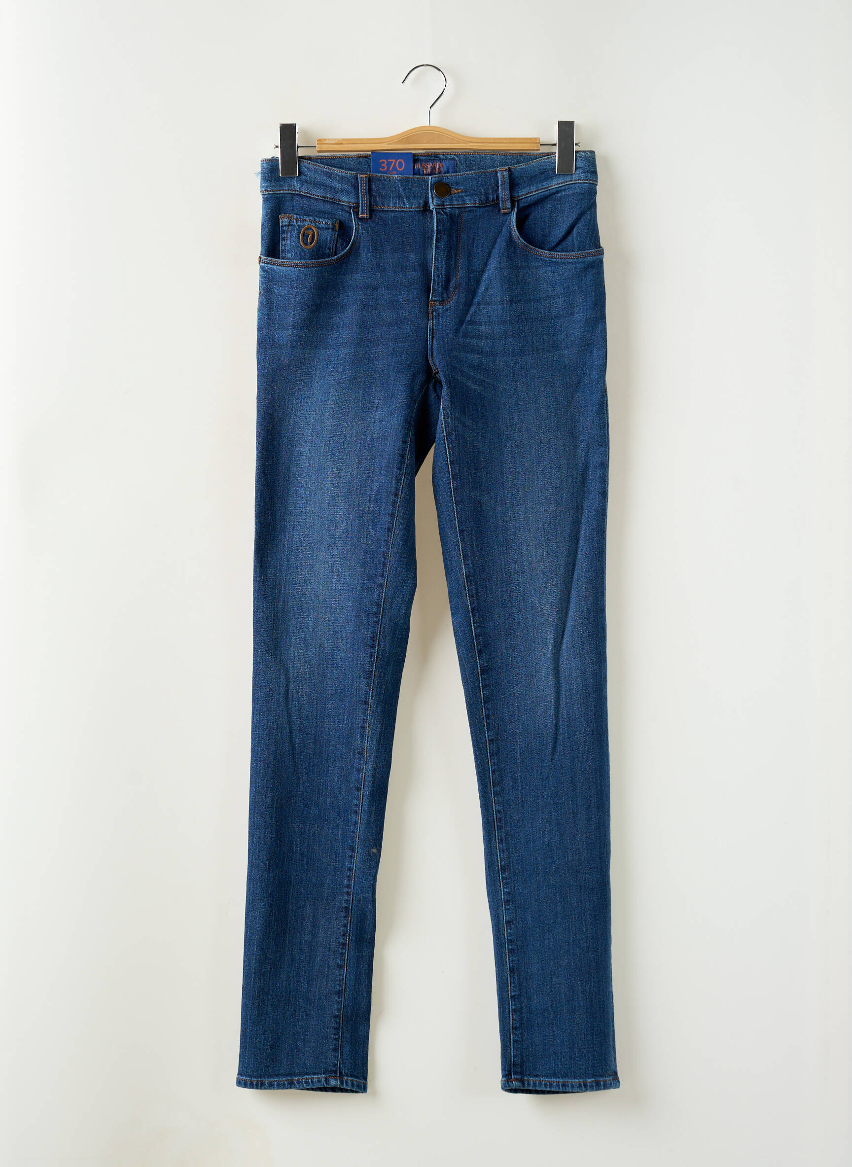 Lieknos džinsai tamprumas normala dydis mėlyna TRUSSARDI JEANS vyras