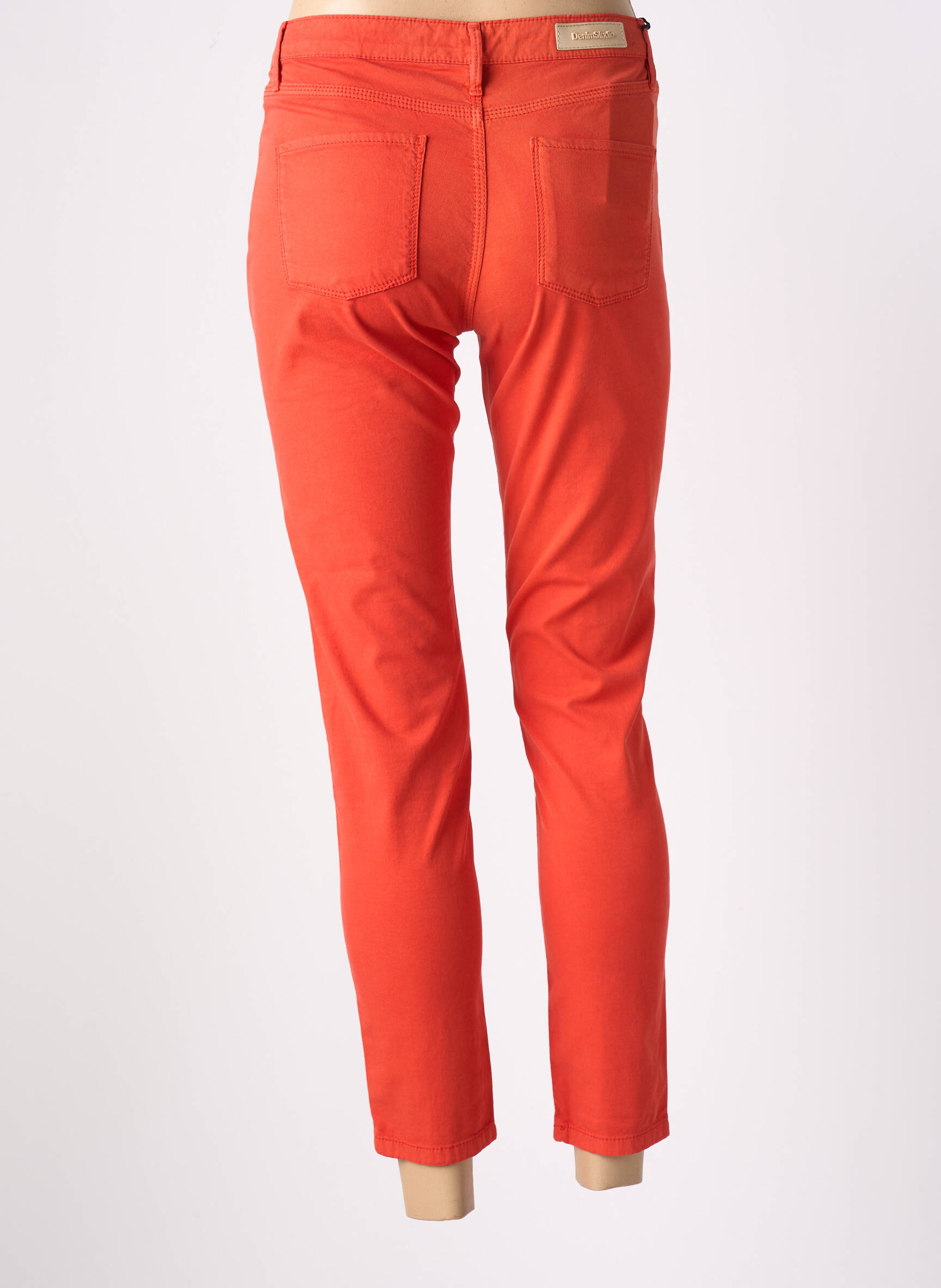7/8 kelnės tamprumas maža dydžio oranžinė DENIM STUDIO moteris