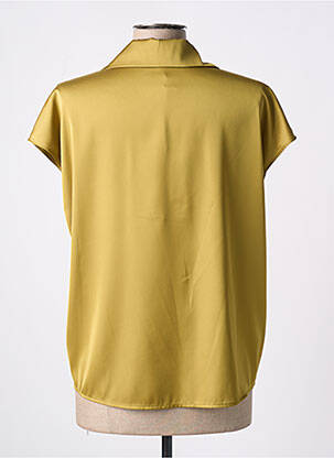 Moteriškas marškinys sklandi forma trumpas rankovės žalias IMPERIAL moteris