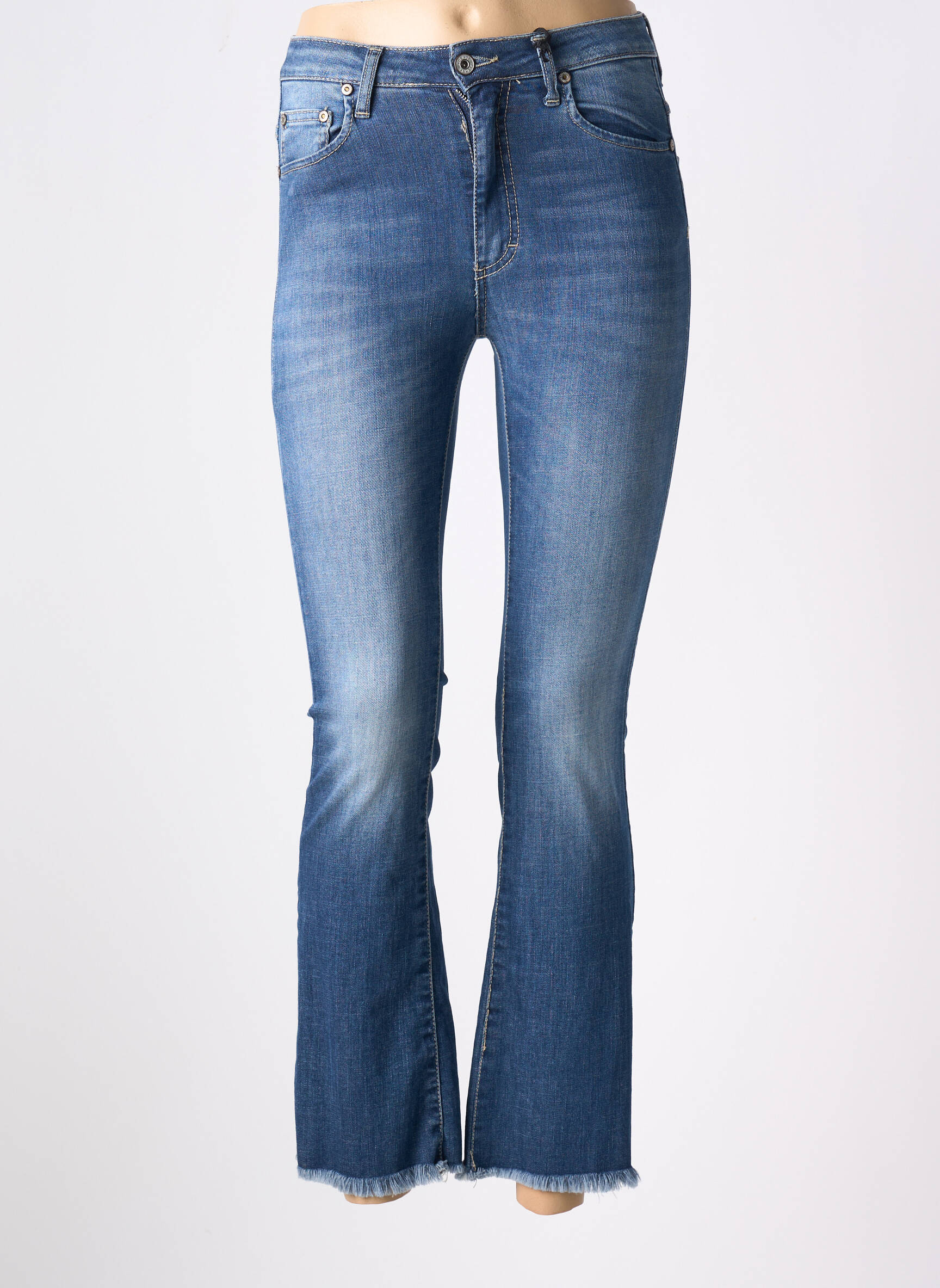 Bootcut džinsai normala dydis normala dydis mėlyna PLEASE moteris