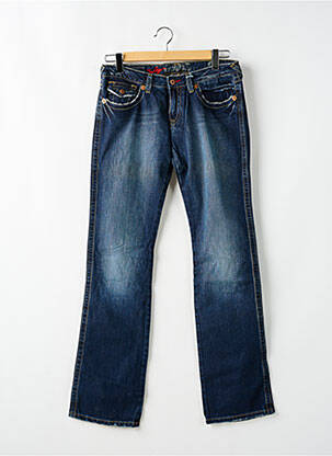 Bootcut džinsai kišenės maža dydžio mėlyna RWD moteris