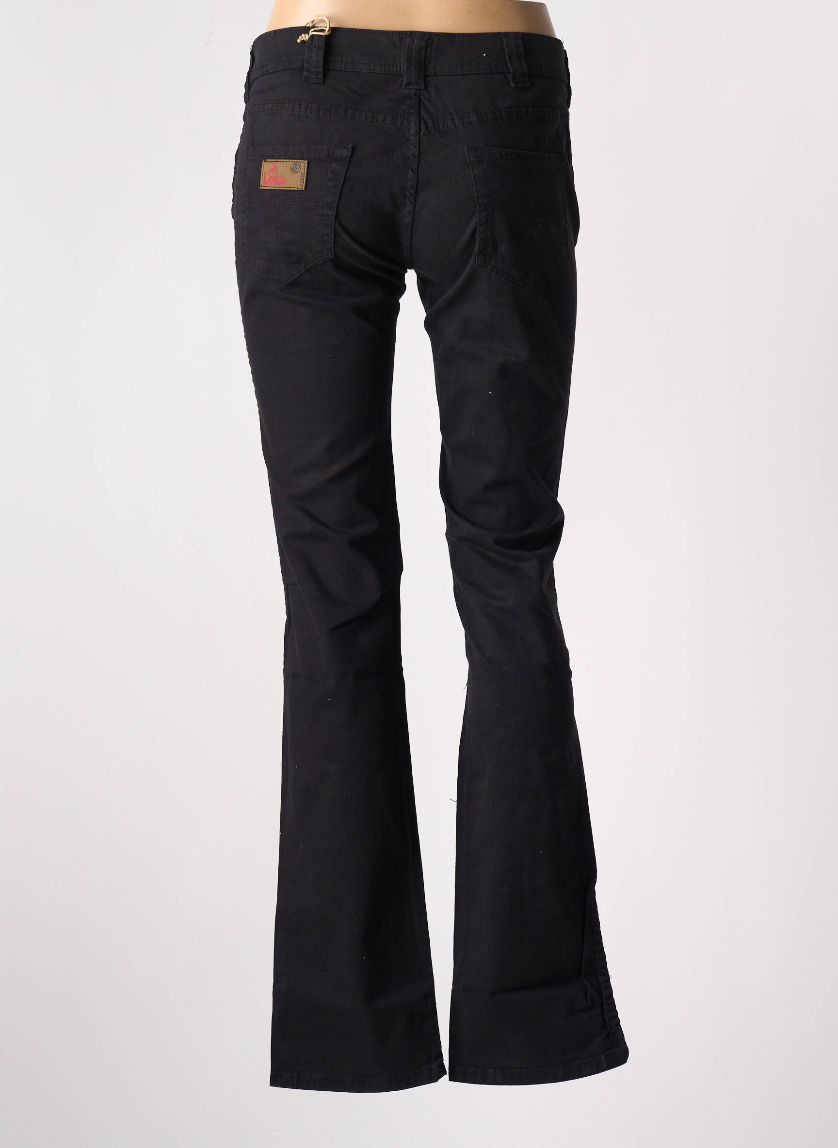 Bootcut džinsai kišenės maža dydžio juodas LOIS moteris