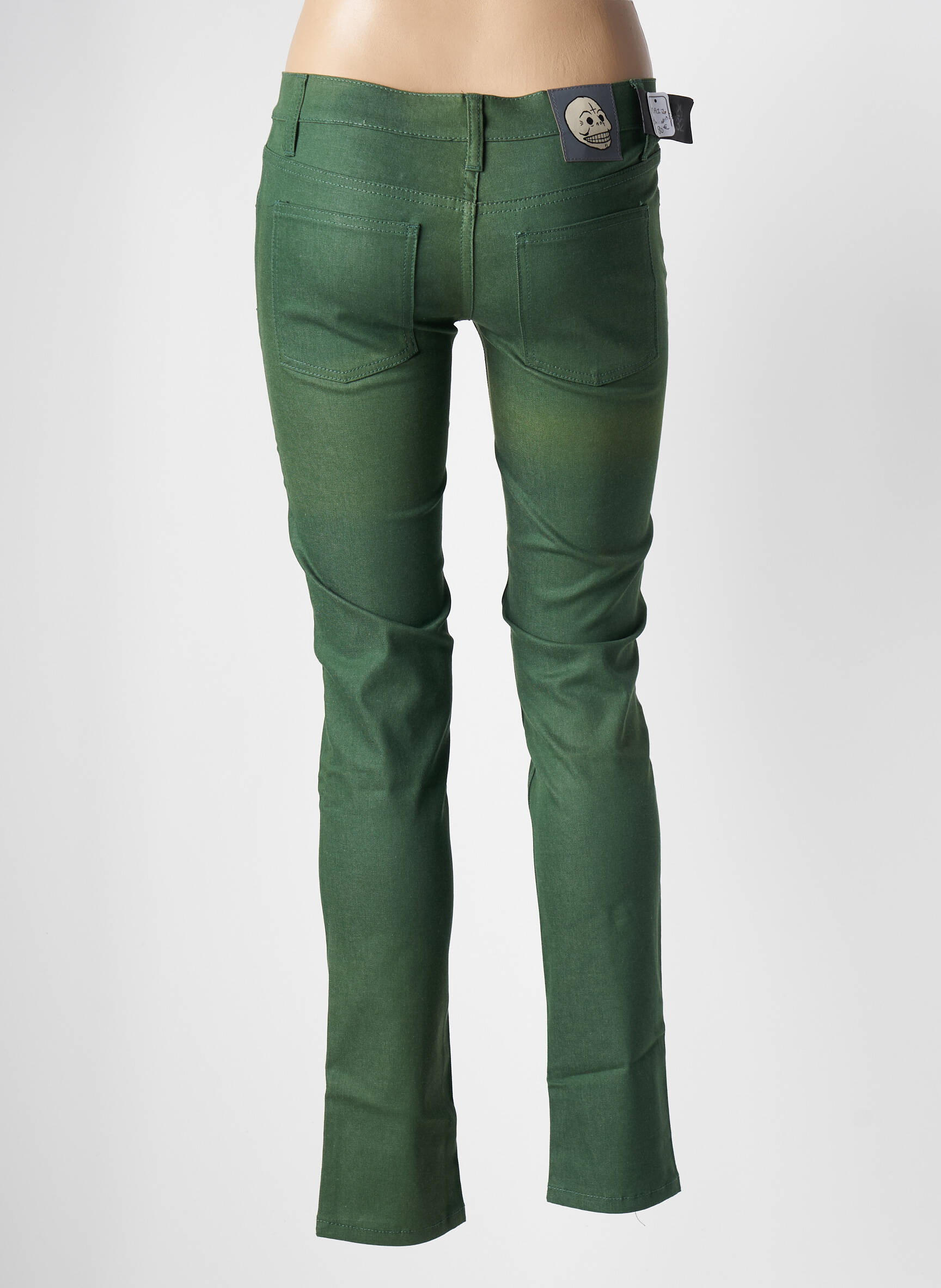 Lieknos kelnės tamprumas normala dydis žalias CHEAP MONDAY moteris