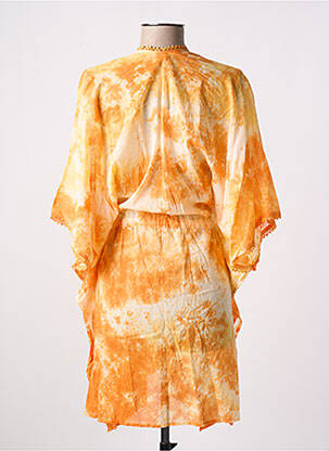 Kimono striukė col v geltona L'ATELIER D'ANNA moteris