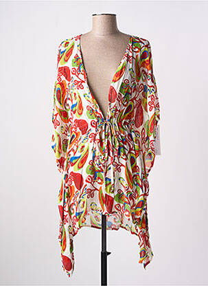 Kimono striukė col v raudona AGATHE & LOUISE moteris