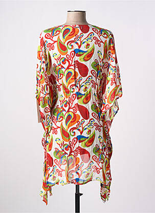 Kimono striukė col v raudona AGATHE & LOUISE moteris