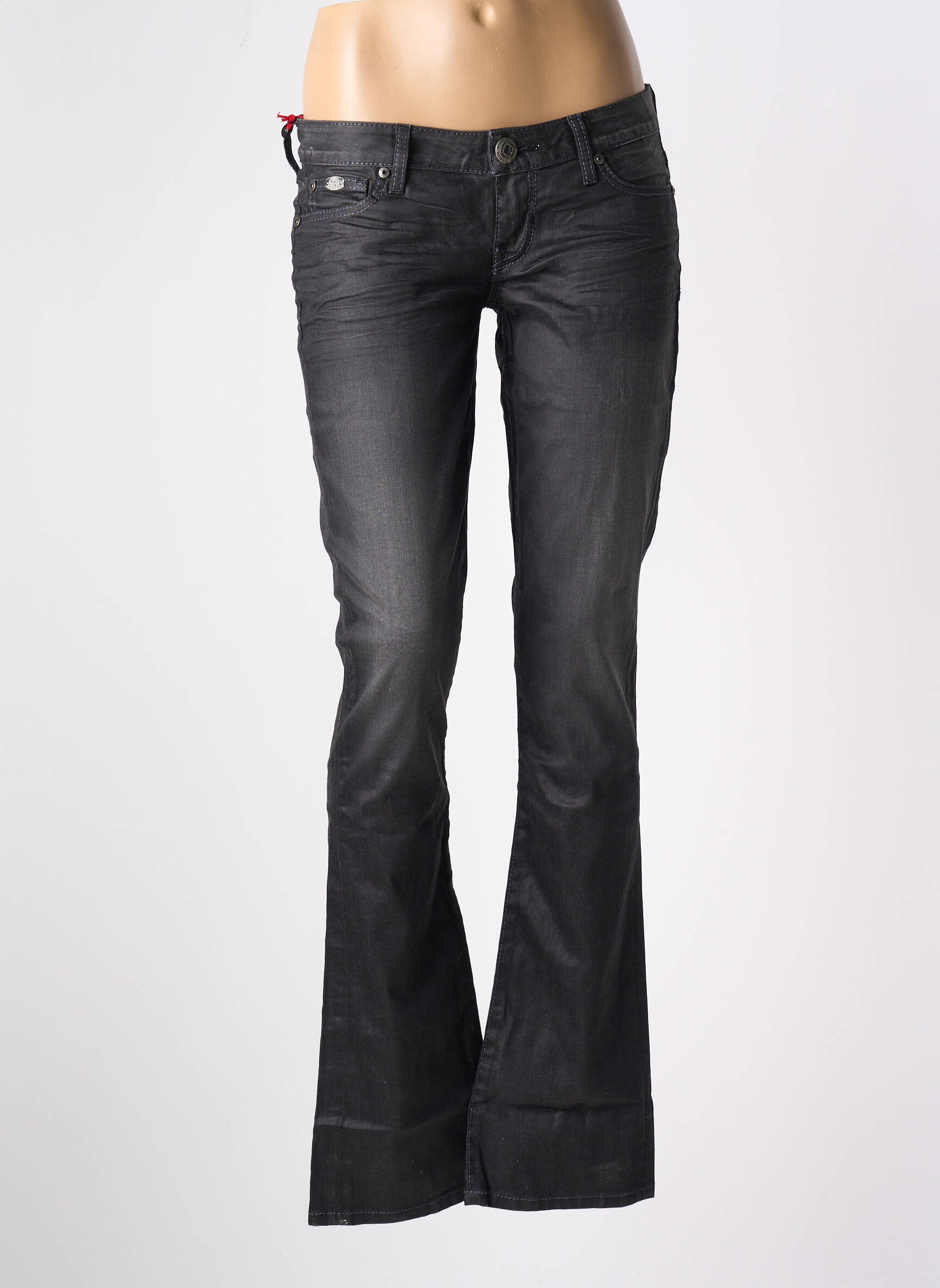 Bootcut džinsai tamprumas maža dydžio pilka GUESS moteris