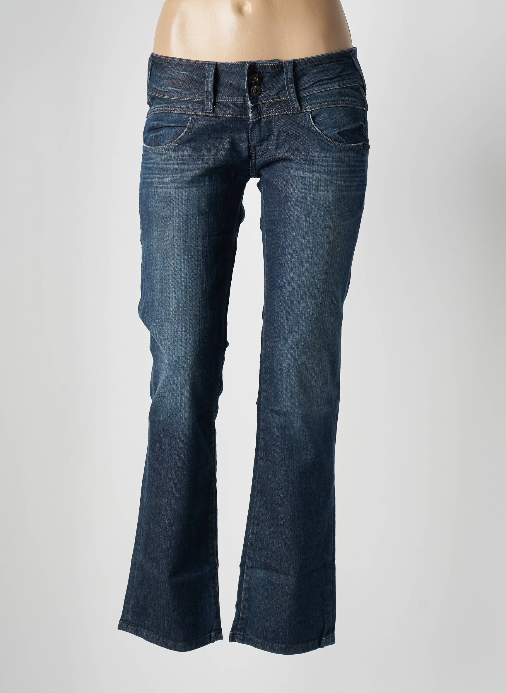 Lieknos džinsai kišenės mėlyna PEPE JEANS moteris
