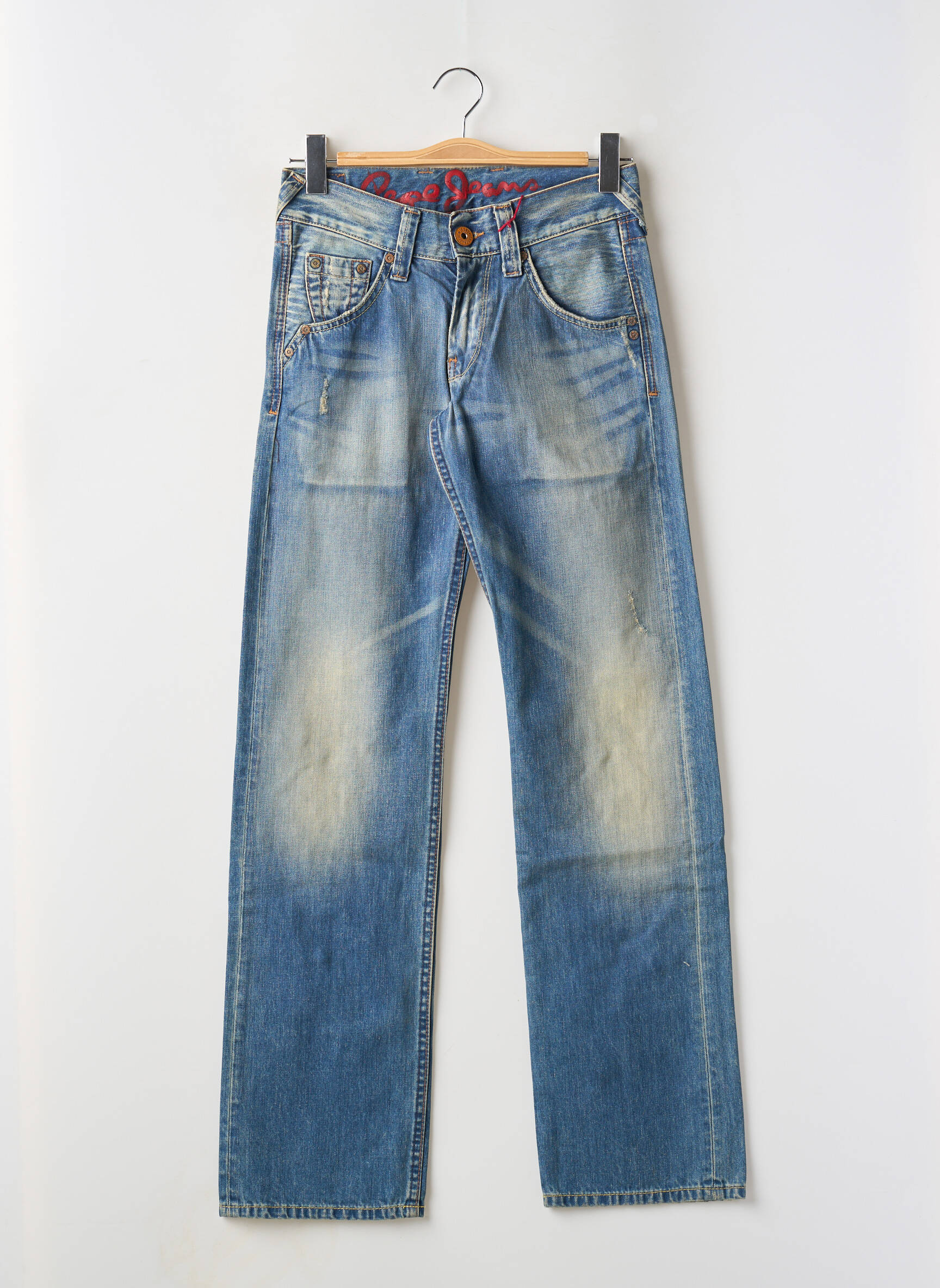 Lieknos džinsai kišenės mėlyna PEPE JEANS vyras