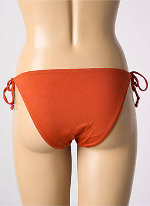 Maudymosi kelnaitės satino audinys bikini oranžinė SANS MARQUE moteris
