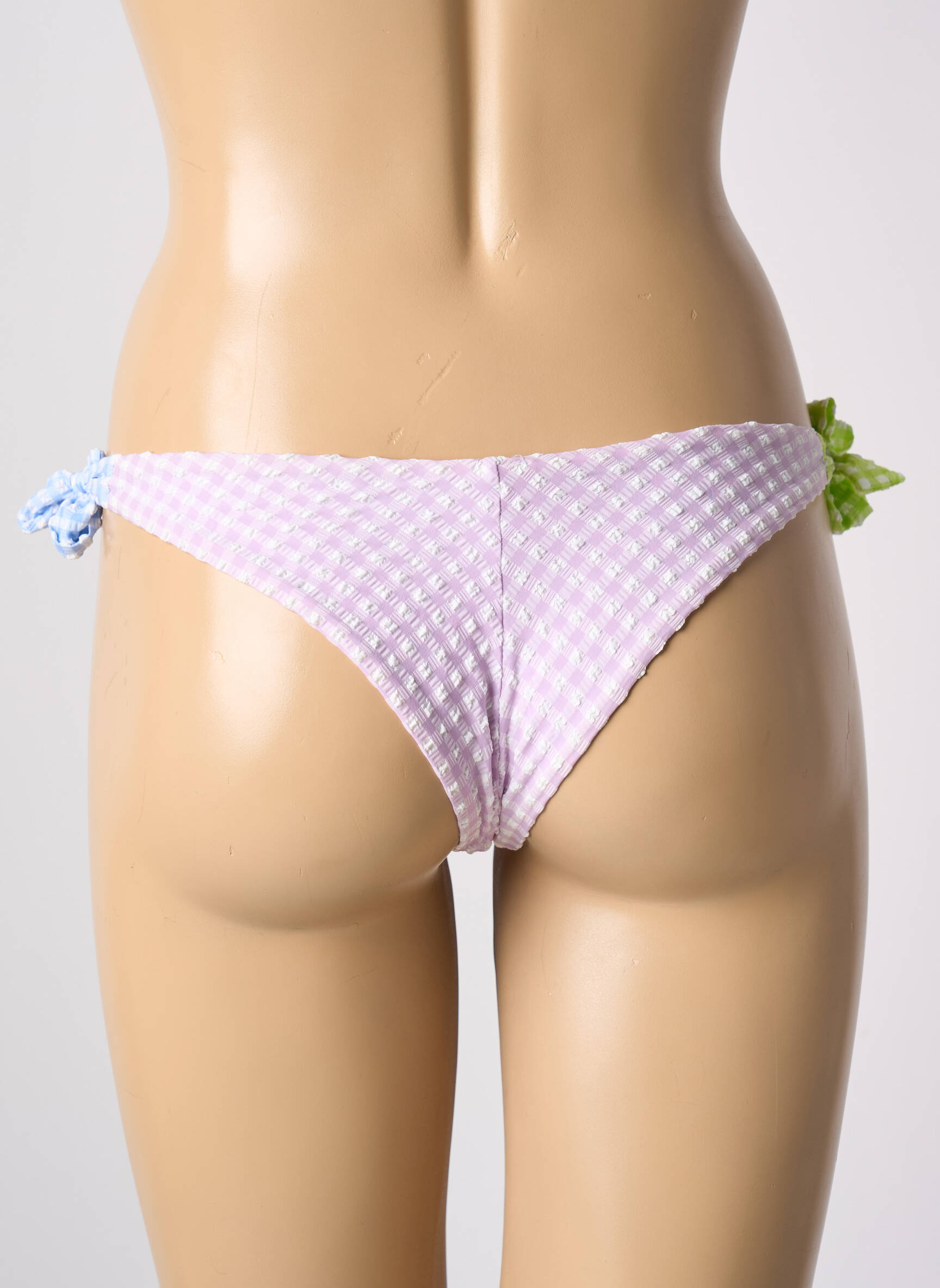 Maudymosi kelnaitės užsegimas su raišteliais bikini oranžinė CALZEDONIA moteris
