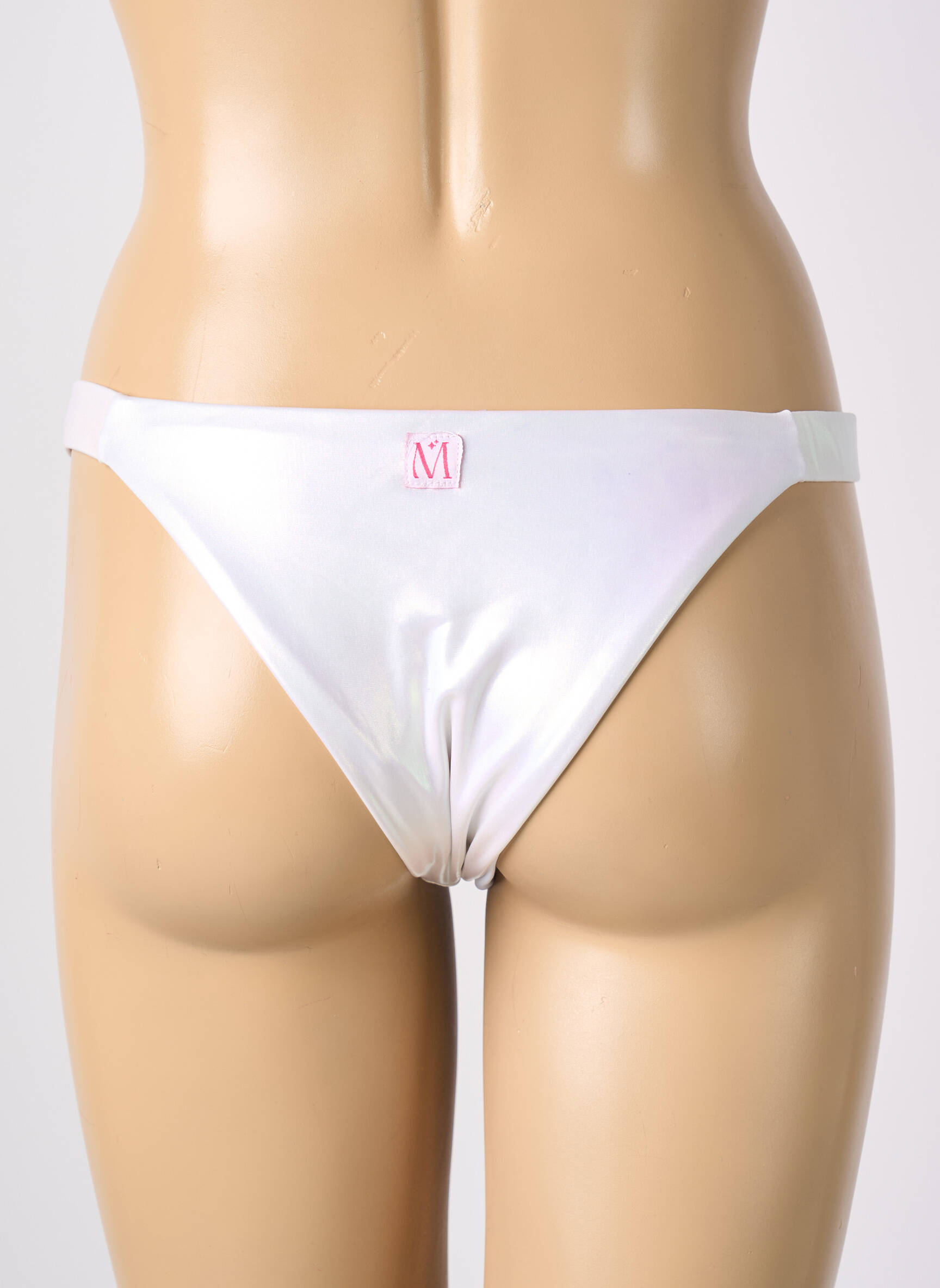 Maudymosi kelnaitės tamprumas bikini baltas MISS OUT OF OFFICE moteris
