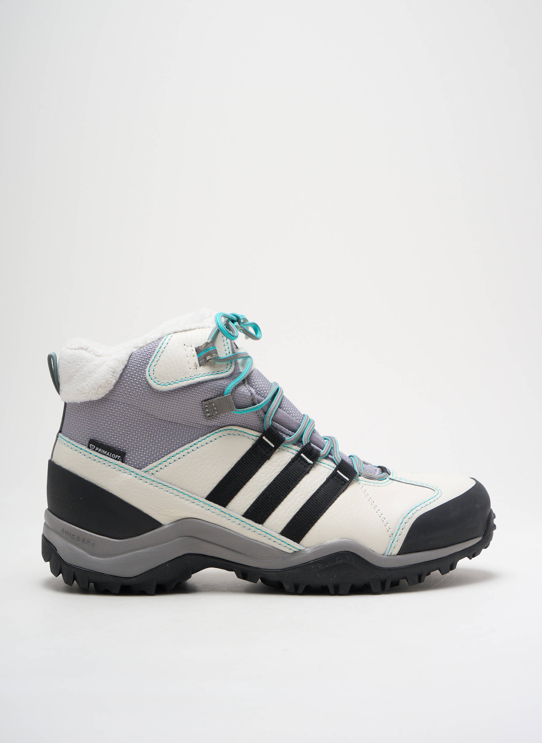 Bėgimo bateliai satino audinys kulnas nuo 4 iki 6 cm baltas ADIDAS moteris
