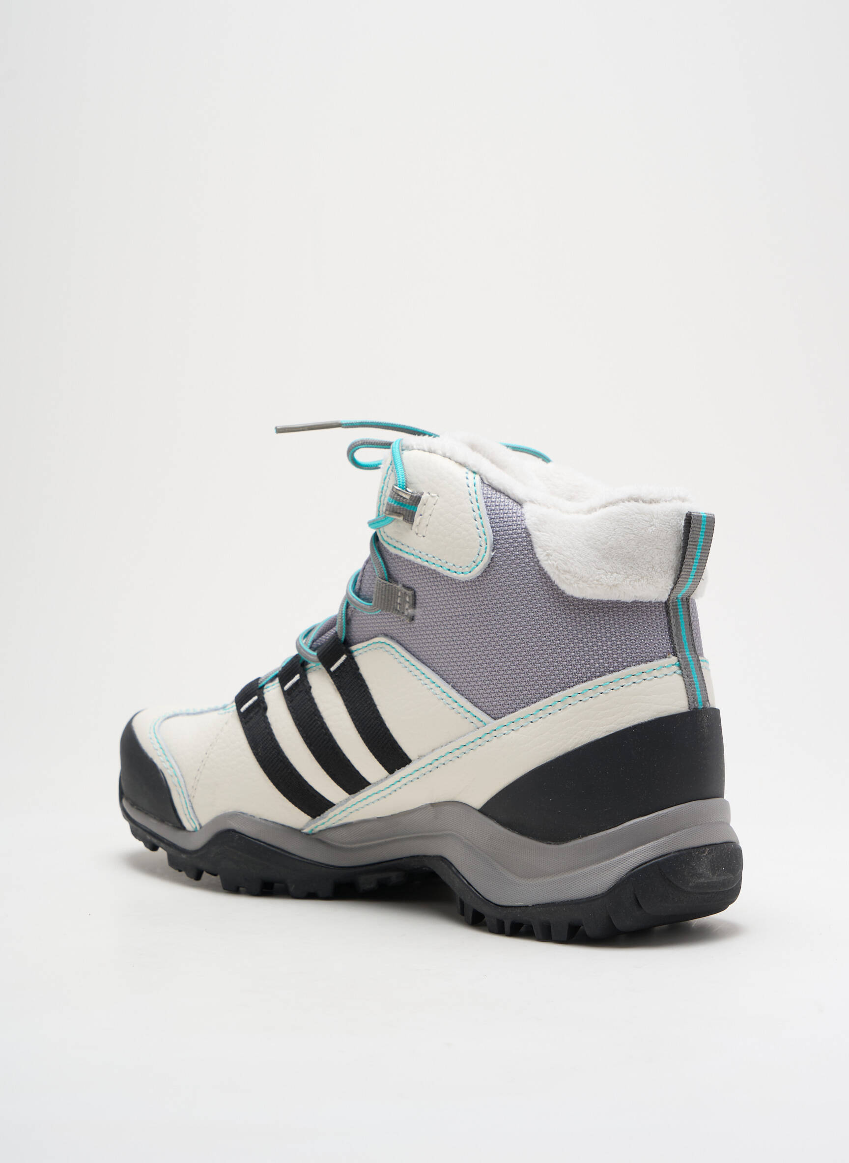 Bėgimo bateliai satino audinys kulnas nuo 4 iki 6 cm baltas ADIDAS moteris