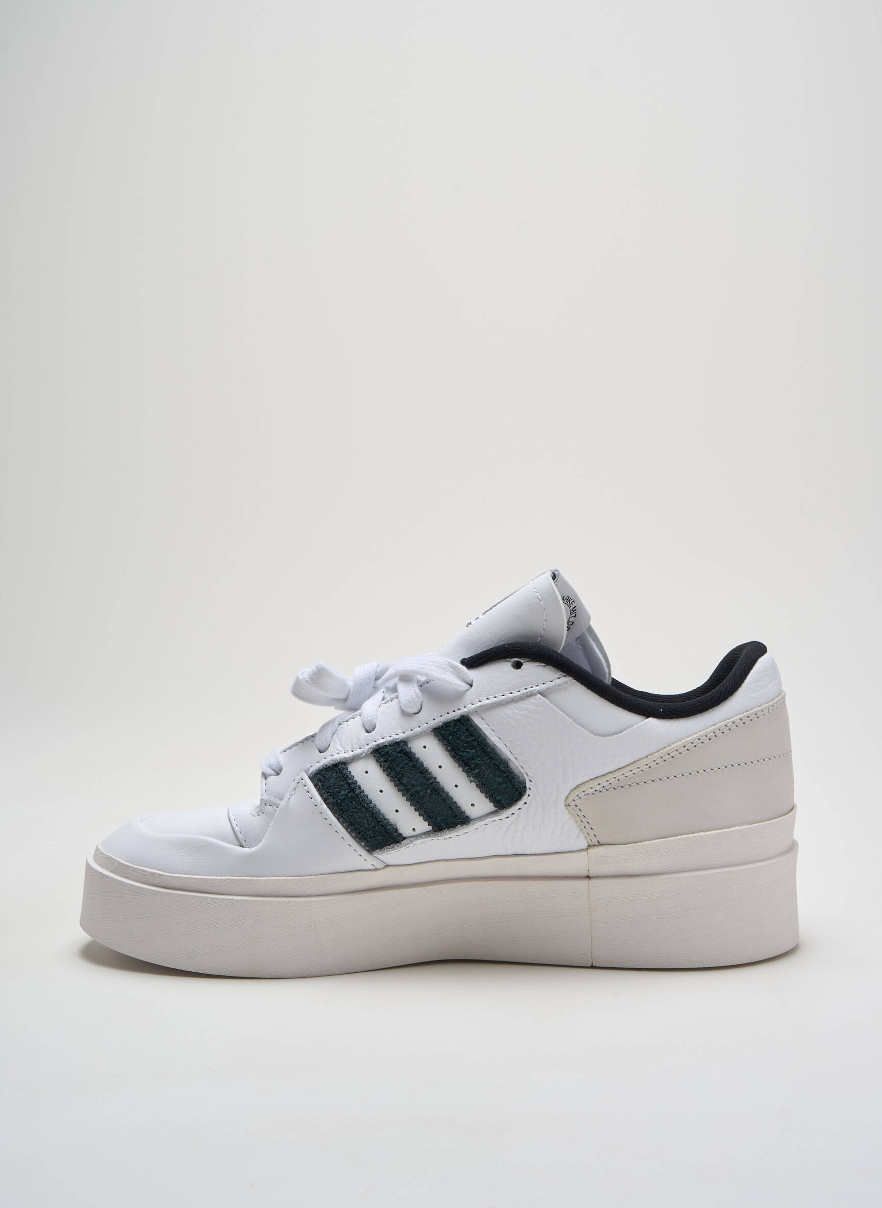 Bėgimo bateliai apvalus mygtukas kulnas nuo 4 iki 6 cm baltas ADIDAS moteris